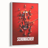 2020s Vintage Movie Poster - Schumacher Formula 1 Retro Film Art