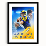 2020s Vintage Movie Poster - American Underdog Retro Film Art