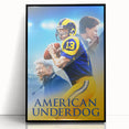 2020s Vintage Movie Poster - American Underdog Retro Film Art