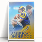 2020s Vintage Movie Poster - American Underdog Retro Film Art