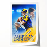 2020s Vintage Movie Poster - American Underdog Retro Film Art