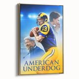 2020s Vintage Movie Poster - American Underdog Retro Film Art