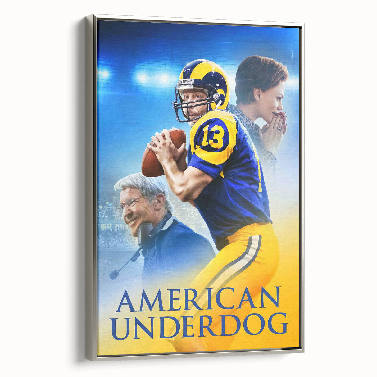 2020s Vintage Movie Poster - American Underdog Retro Film Art