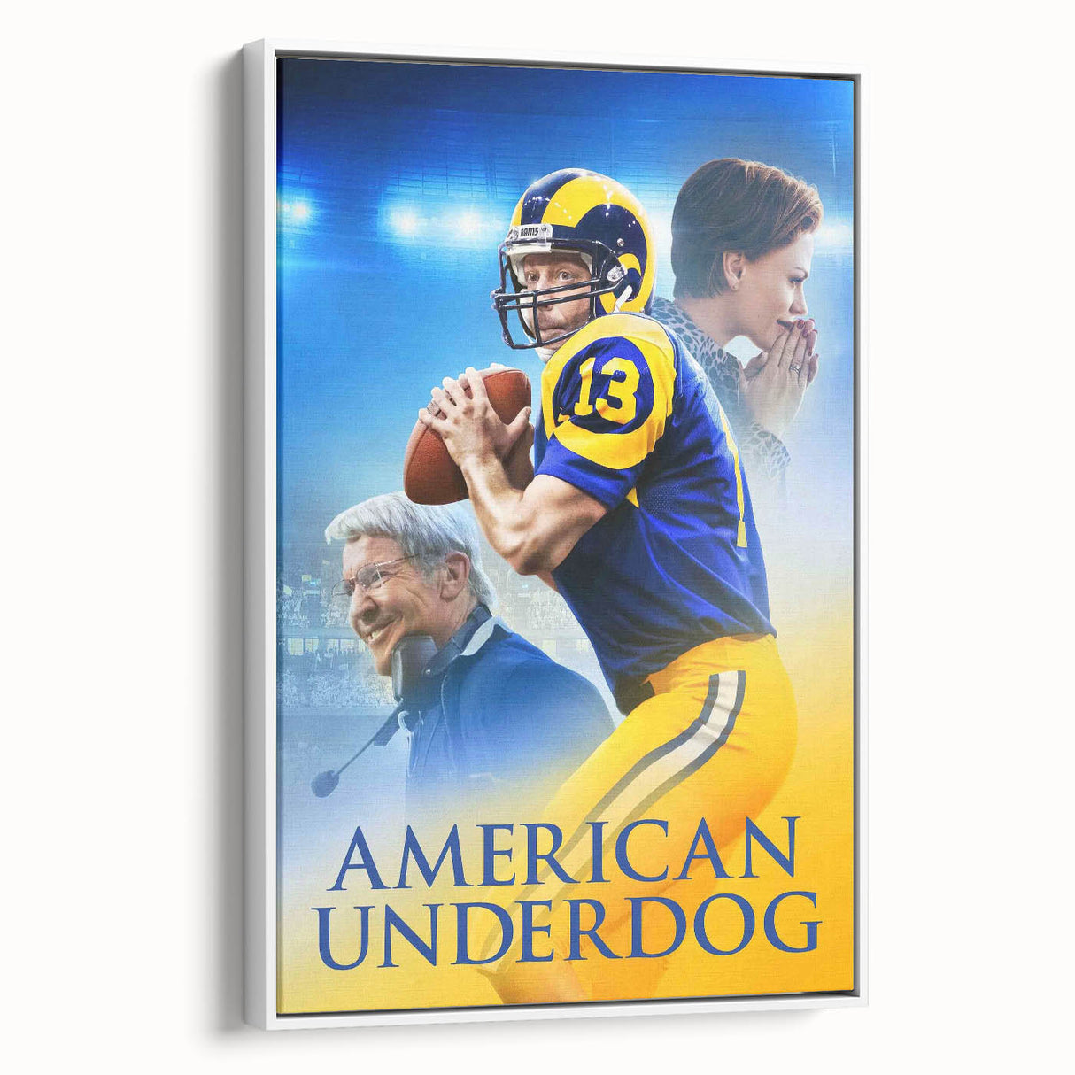 2020s Vintage Movie Poster - American Underdog Retro Film Art