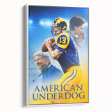 2020s Vintage Movie Poster - American Underdog Retro Film Art