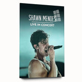 2020s Vintage Movie Poster - Shawn Mendes Live in Concert Music Art