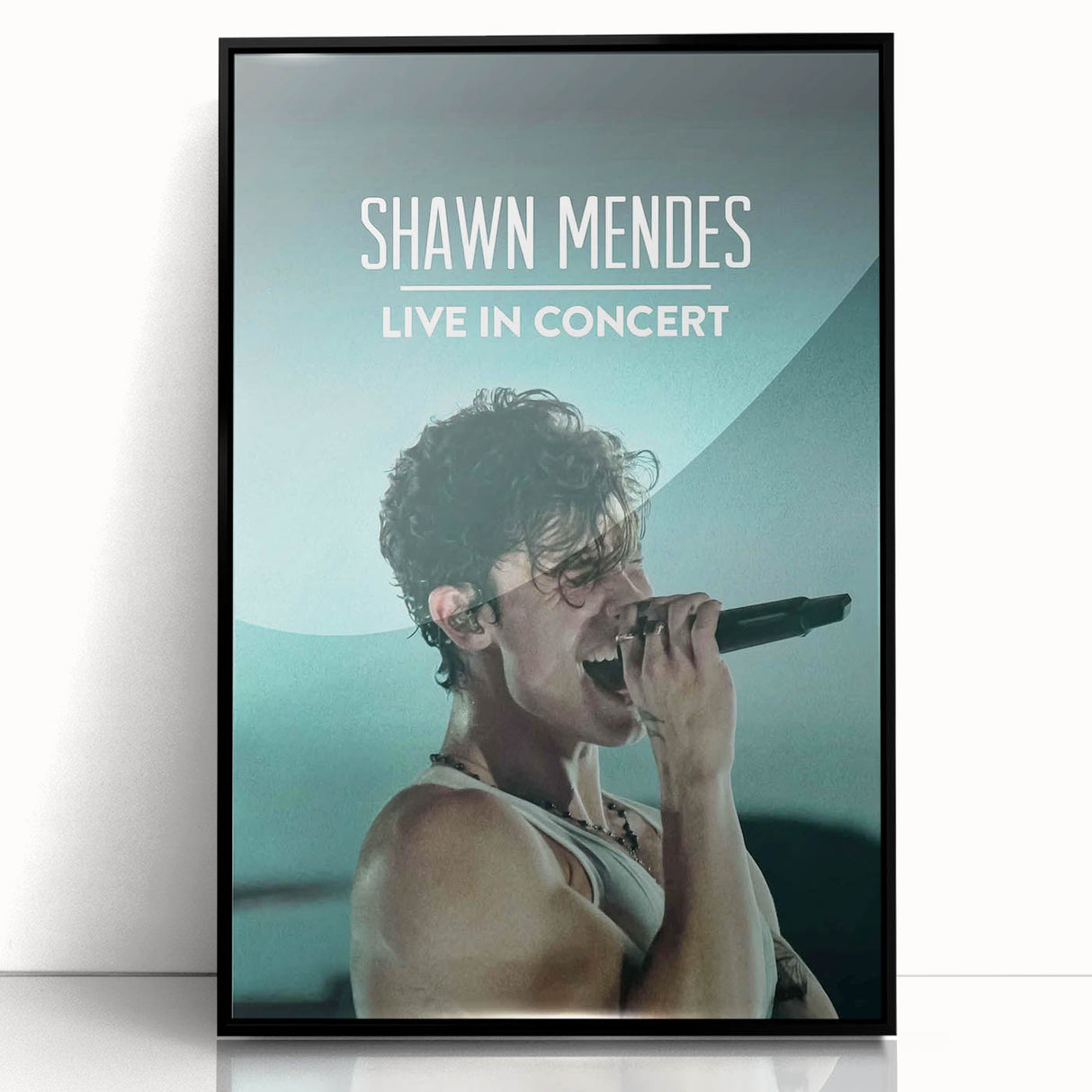 2020s Vintage Movie Poster - Shawn Mendes Live in Concert Music Art