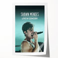 2020s Vintage Movie Poster - Shawn Mendes Live in Concert Music Art