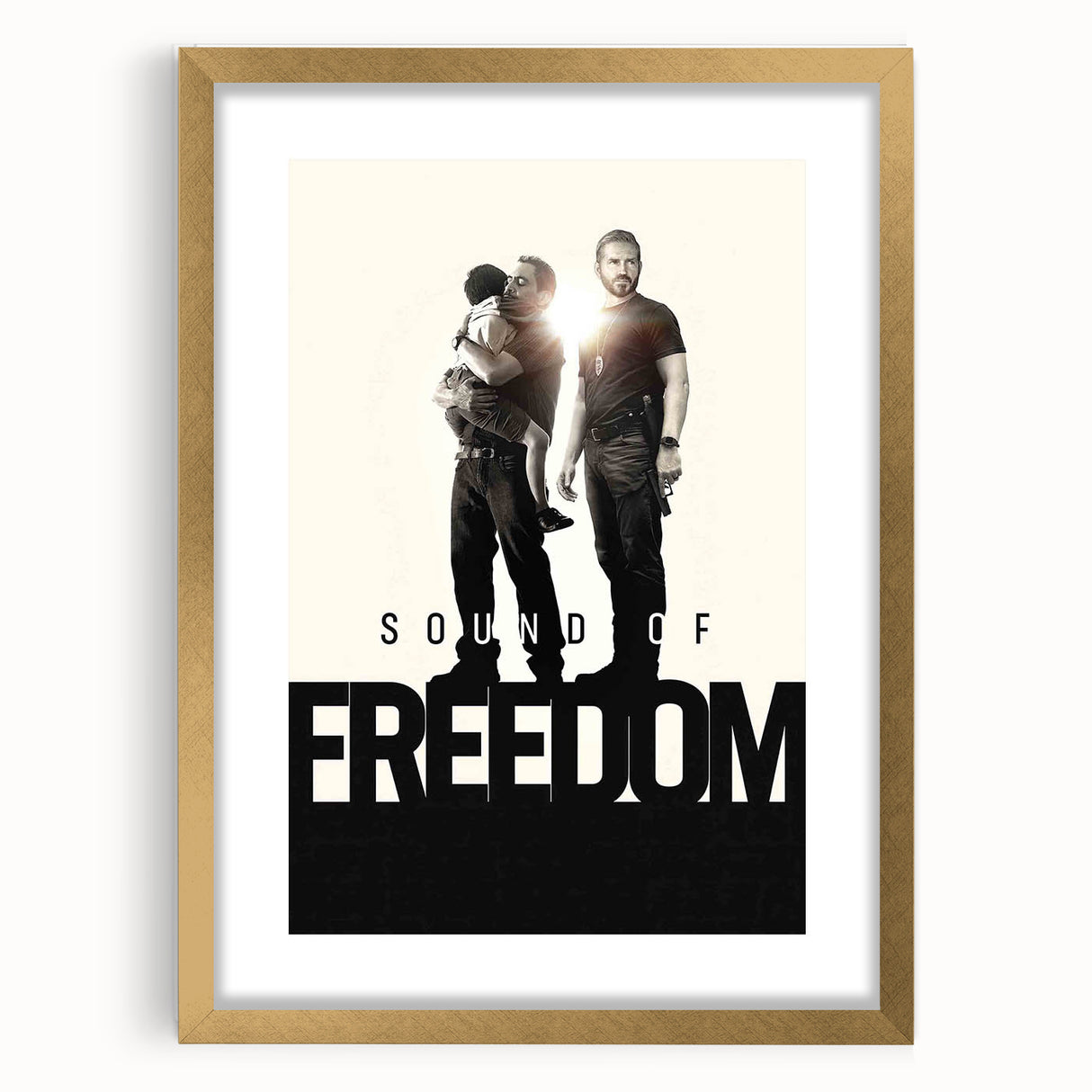 Sound of Freedom 2020s Vintage Movie Poster – Retro Film Art Print