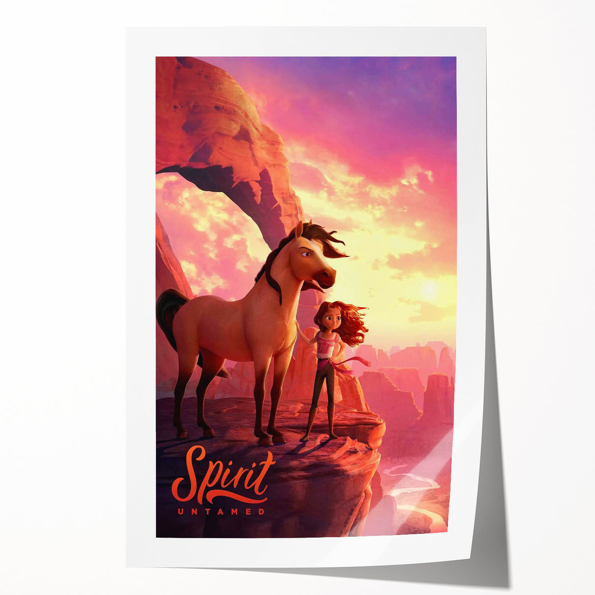 Spirit Untamed Poster – 2020s Vintage Movie Print Wall Art