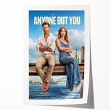 2020s Vintage Movie Poster - Anyone But You Retro Film Art