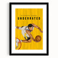 Stephen Curry Underrated Poster – 2020s Vintage Movie Print