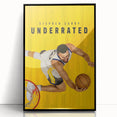 Stephen Curry Underrated Poster – 2020s Vintage Movie Print