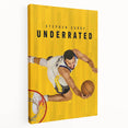 Stephen Curry Underrated Poster – 2020s Vintage Movie Print