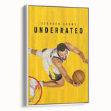 Stephen Curry Underrated Poster – 2020s Vintage Movie Print