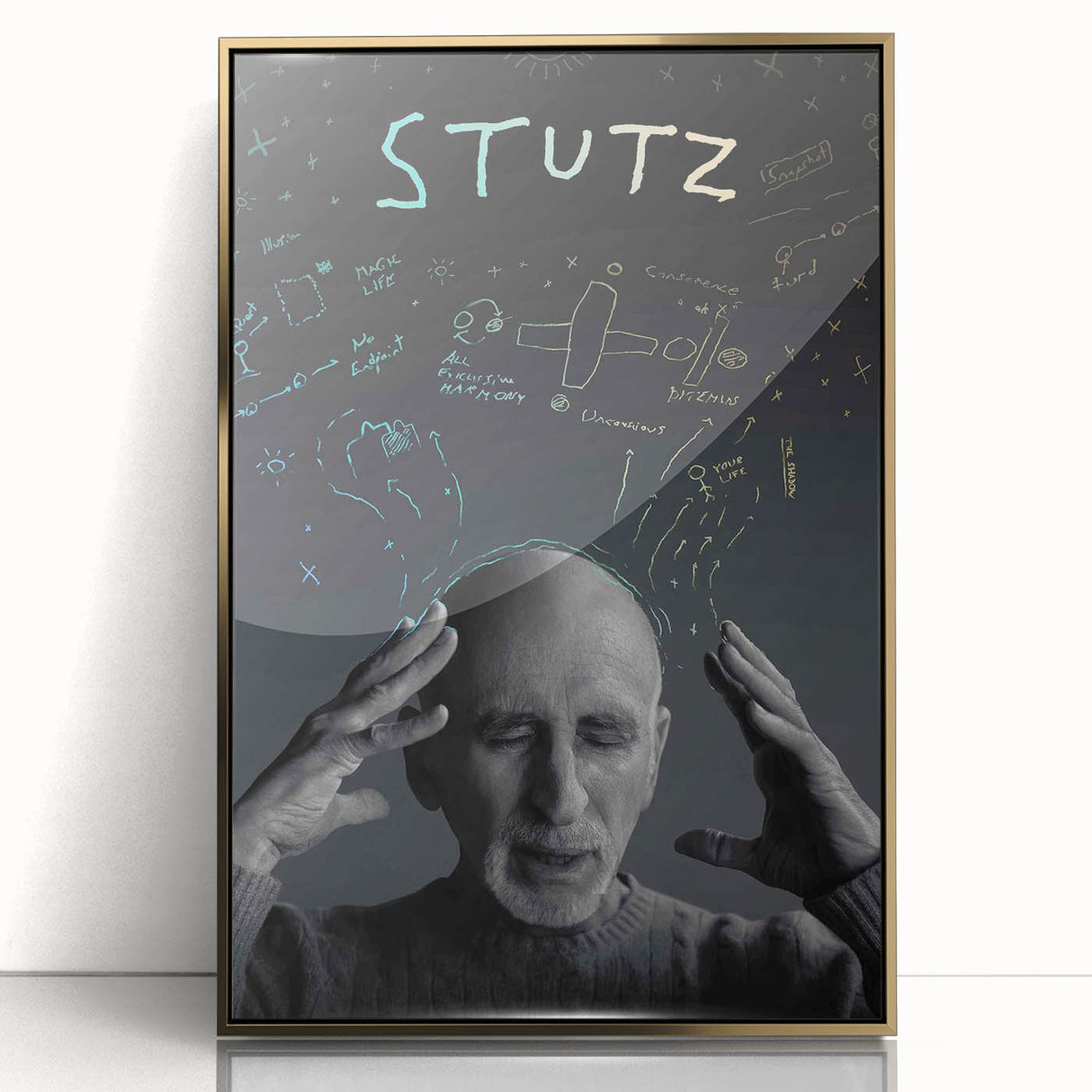Stutz 2020s Vintage Movie Poster – Modern Classic Therapy Art