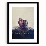 Swan Song 2020s Vintage Movie Poster – Modern Sci-Fi Art Print