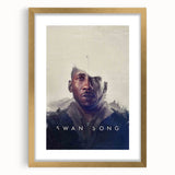 Swan Song 2020s Vintage Movie Poster – Modern Sci-Fi Art Print