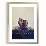 Swan Song 2020s Vintage Movie Poster – Modern Sci-Fi Art Print