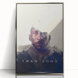 Swan Song 2020s Vintage Movie Poster – Modern Sci-Fi Art Print