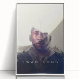 Swan Song 2020s Vintage Movie Poster – Modern Sci-Fi Art Print