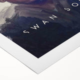 Swan Song 2020s Vintage Movie Poster – Modern Sci-Fi Art Print