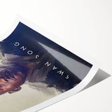 Swan Song 2020s Vintage Movie Poster – Modern Sci-Fi Art Print