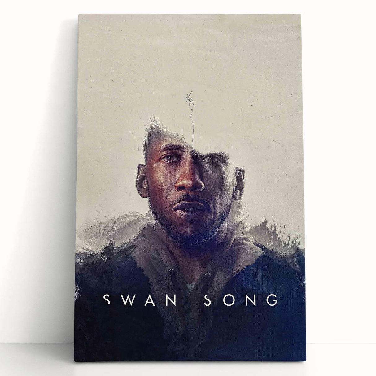 Swan Song 2020s Vintage Movie Poster – Modern Sci-Fi Art Print
