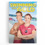 Swimming for Gold Poster – 2020s Vintage Movie Wall Art Print