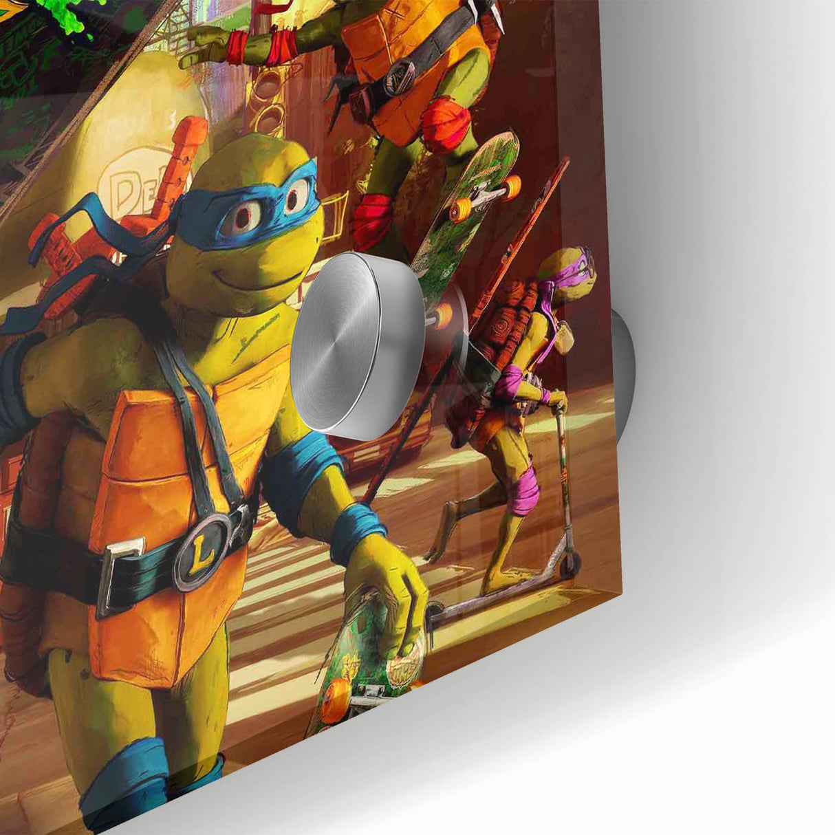 TMNT Mutant Mayhem Poster – 2020s Vintage Retro Action Art
