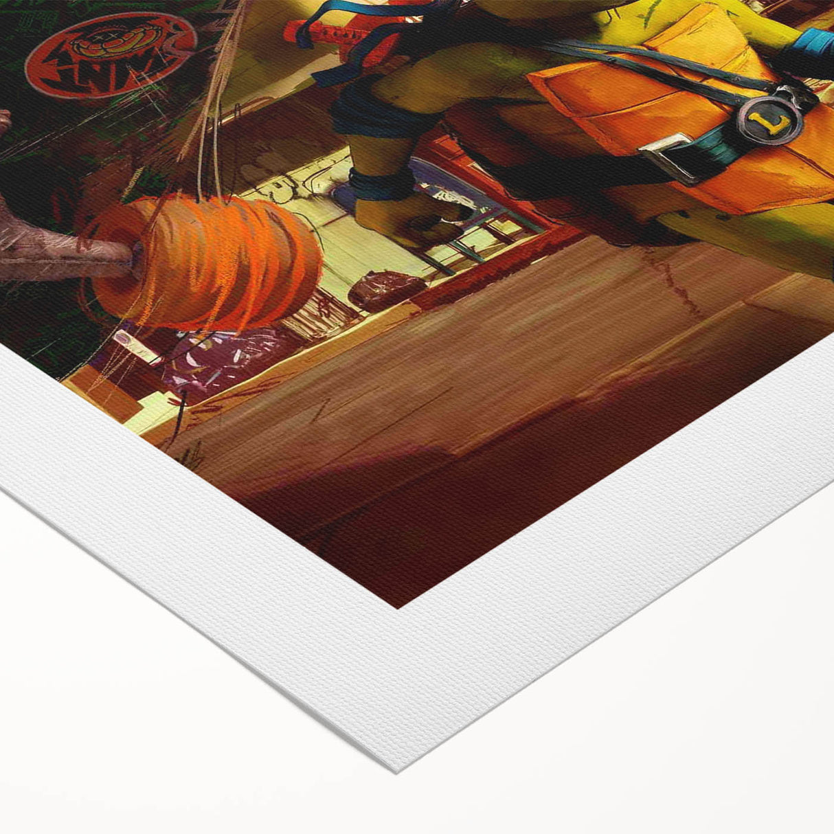 TMNT Mutant Mayhem Poster – 2020s Vintage Retro Action Art