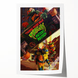 TMNT Mutant Mayhem Poster – 2020s Vintage Retro Action Art