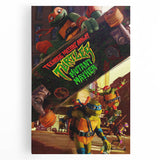 TMNT Mutant Mayhem Poster – 2020s Vintage Retro Action Art