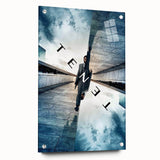 TENET 2020s Vintage Movie Poster – Retro Sci-Fi Thriller Wall Art