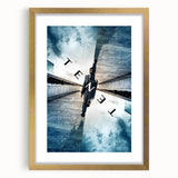 TENET 2020s Vintage Movie Poster – Retro Sci-Fi Thriller Wall Art