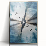 TENET 2020s Vintage Movie Poster – Retro Sci-Fi Thriller Wall Art