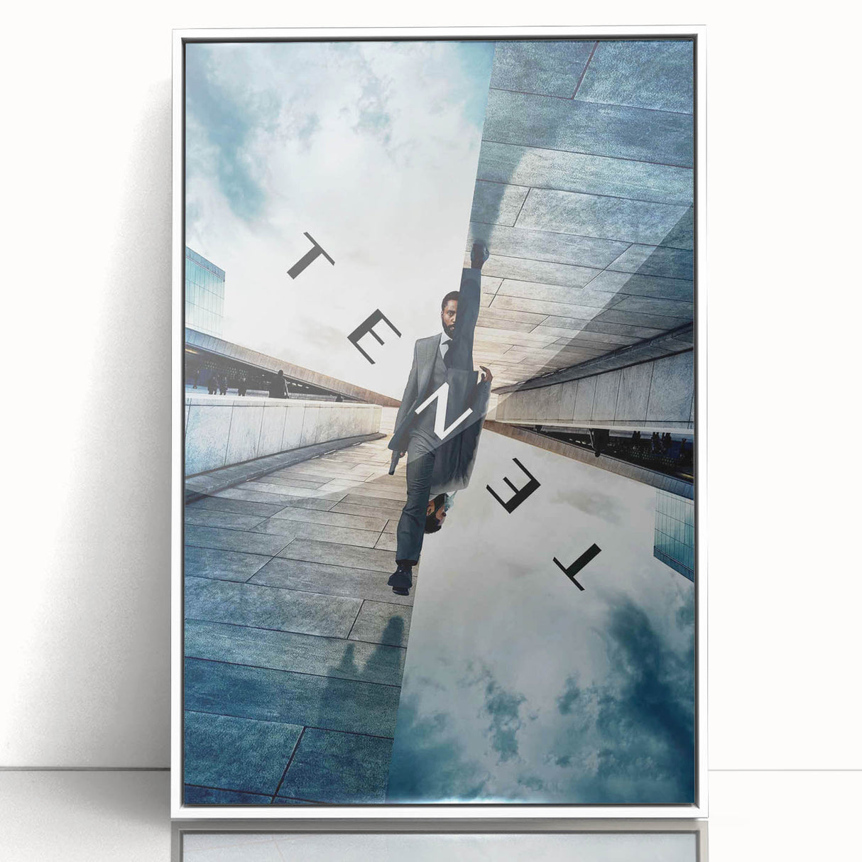 TENET 2020s Vintage Movie Poster – Retro Sci-Fi Thriller Wall Art