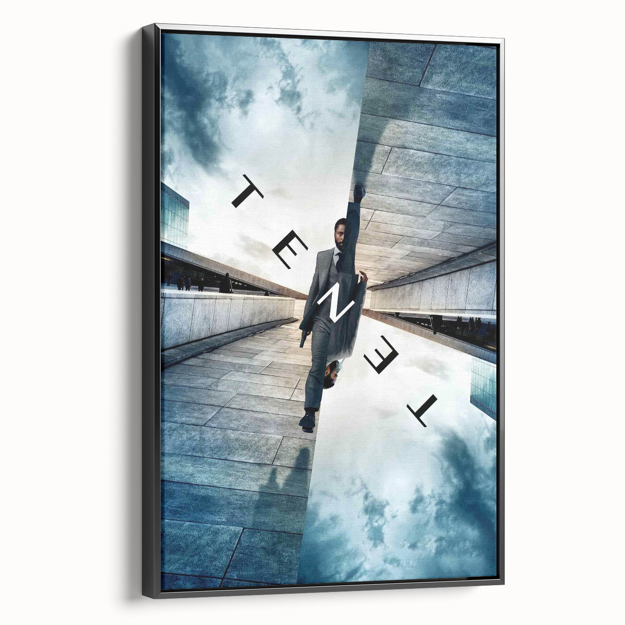 TENET 2020s Vintage Movie Poster – Retro Sci-Fi Thriller Wall Art