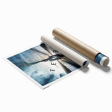 TENET 2020s Vintage Movie Poster – Retro Sci-Fi Thriller Wall Art