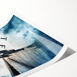 TENET 2020s Vintage Movie Poster – Retro Sci-Fi Thriller Wall Art