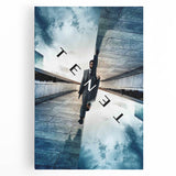 TENET 2020s Vintage Movie Poster – Retro Sci-Fi Thriller Wall Art