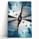 TENET 2020s Vintage Movie Poster – Retro Sci-Fi Thriller Wall Art