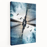 TENET 2020s Vintage Movie Poster – Retro Sci-Fi Thriller Wall Art