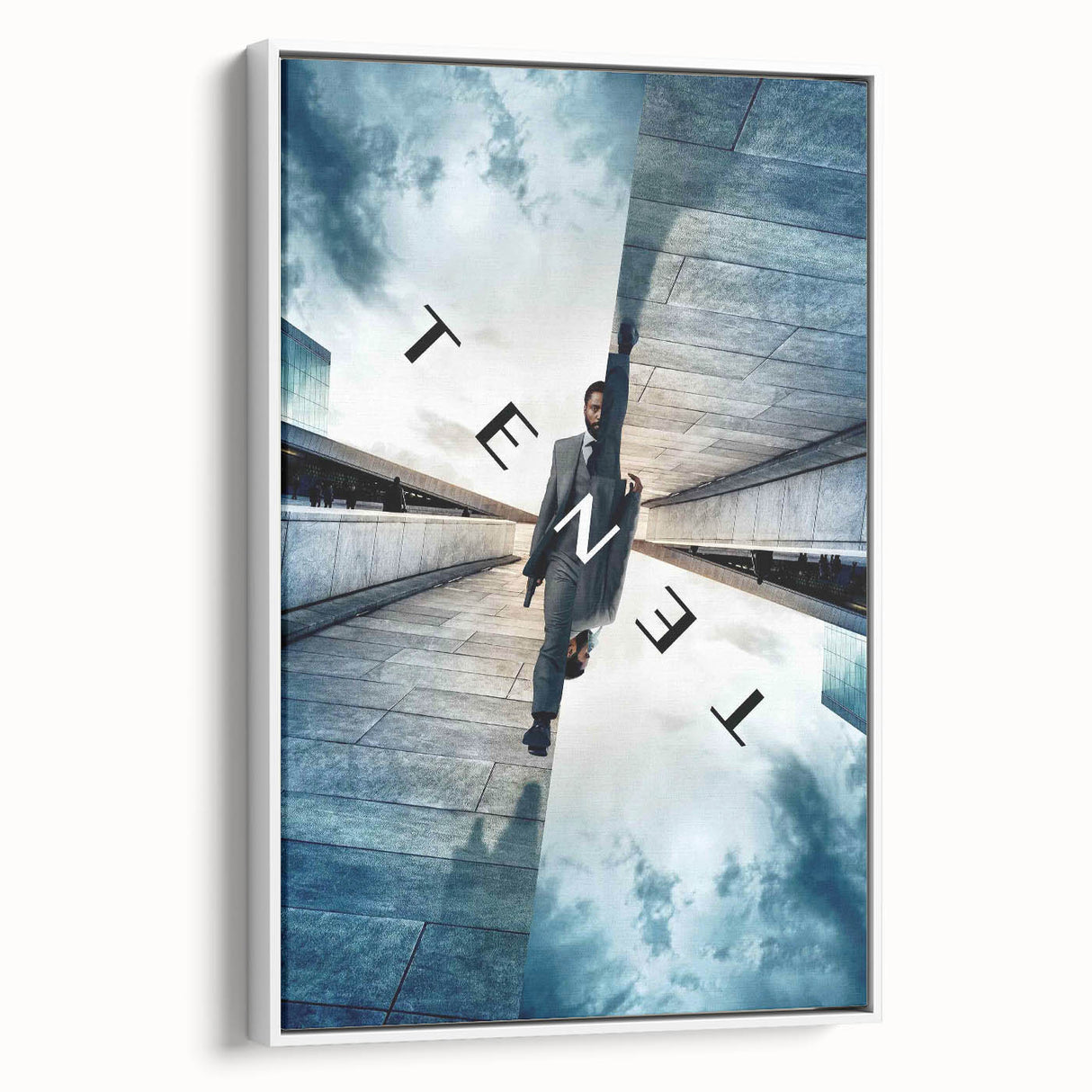 TENET 2020s Vintage Movie Poster – Retro Sci-Fi Thriller Wall Art
