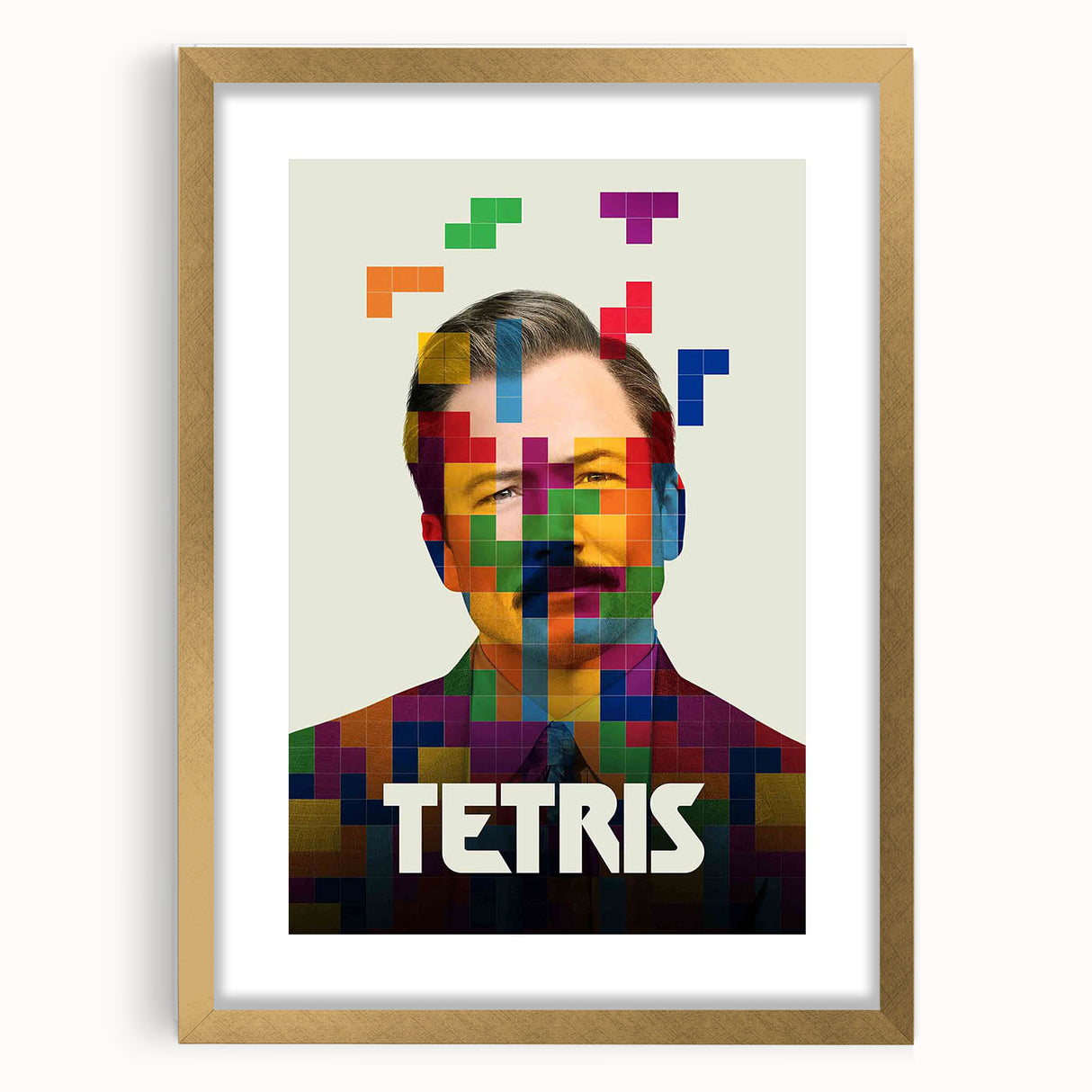 Tetris Movie Poster – 2020s Vintage Retro Gaming Art Print