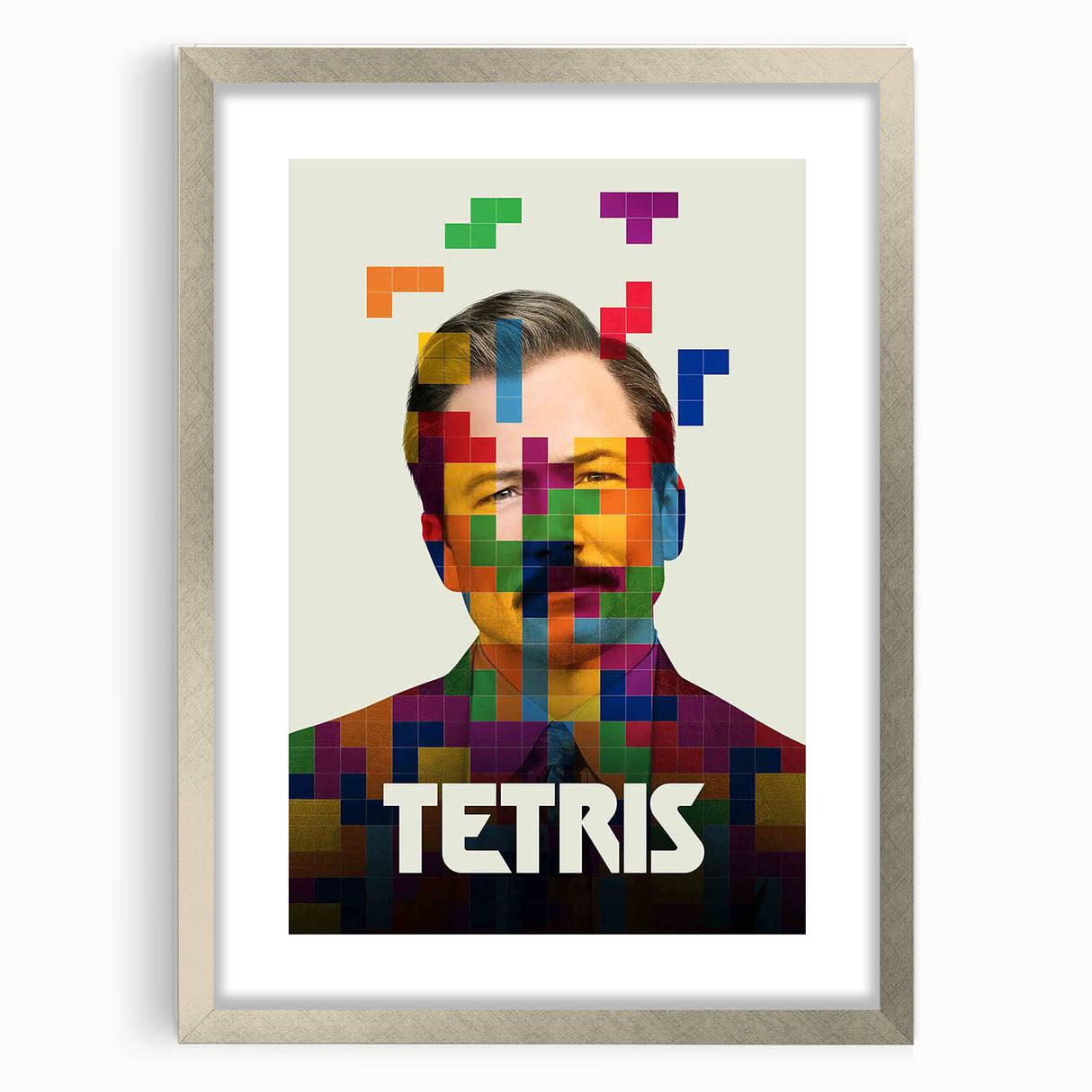 Tetris Movie Poster – 2020s Vintage Retro Gaming Art Print