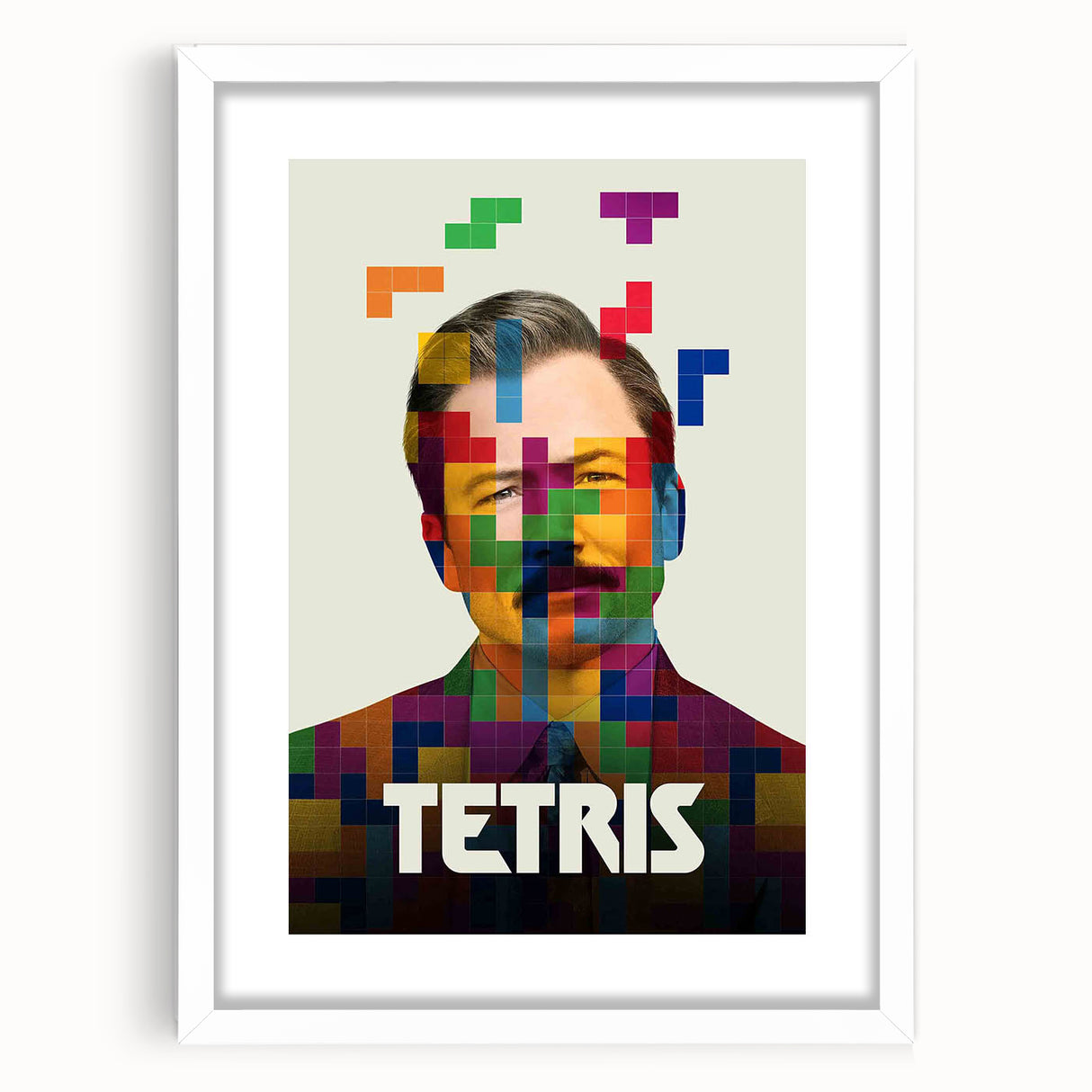 Tetris Movie Poster – 2020s Vintage Retro Gaming Art Print