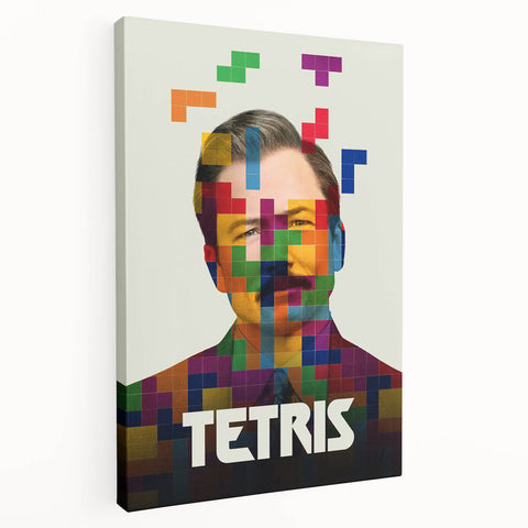 Tetris Movie Poster – 2020s Vintage Retro Gaming Art Print