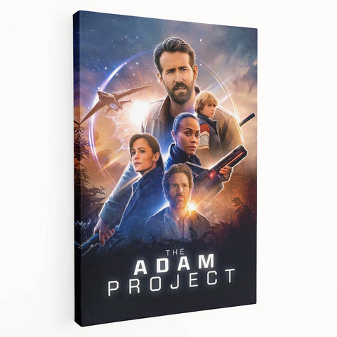 The Adam Project Poster – 2020s Vintage Sci-Fi Movie Wall Art