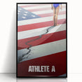2020s Vintage Movie Poster – Athlete A Retro Film Art